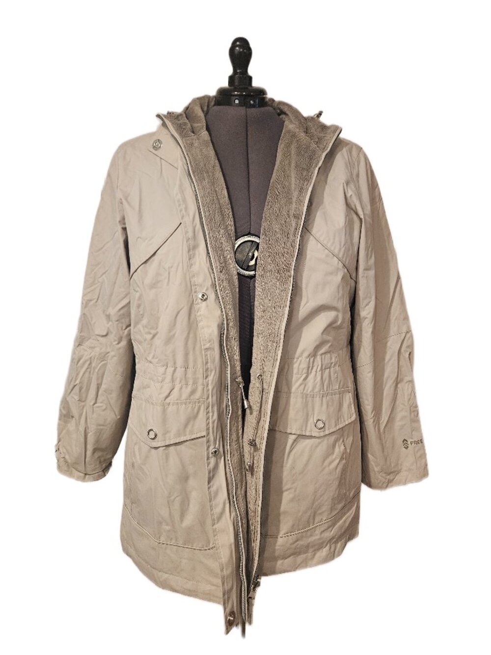 Reversable Tan Winter Coat SZ 2X